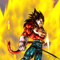 ULTRA Super Saiyan 4 Vegeta Dragon Ball Legends full artwork