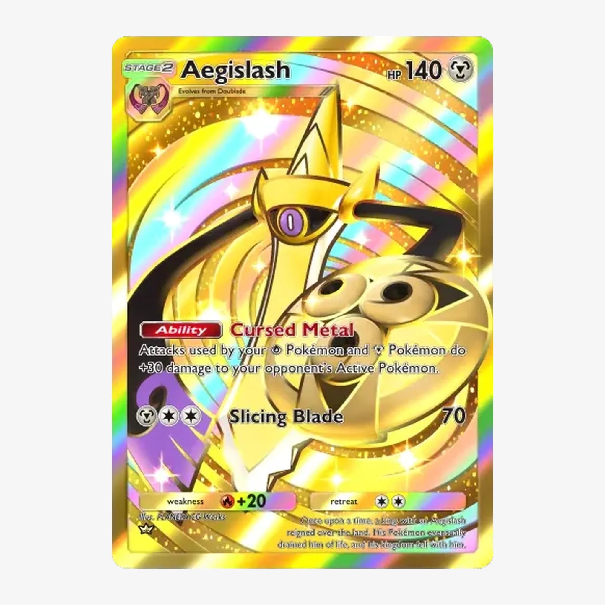 Aegislash Crown Rare card — Pokémon TCG Pocket account