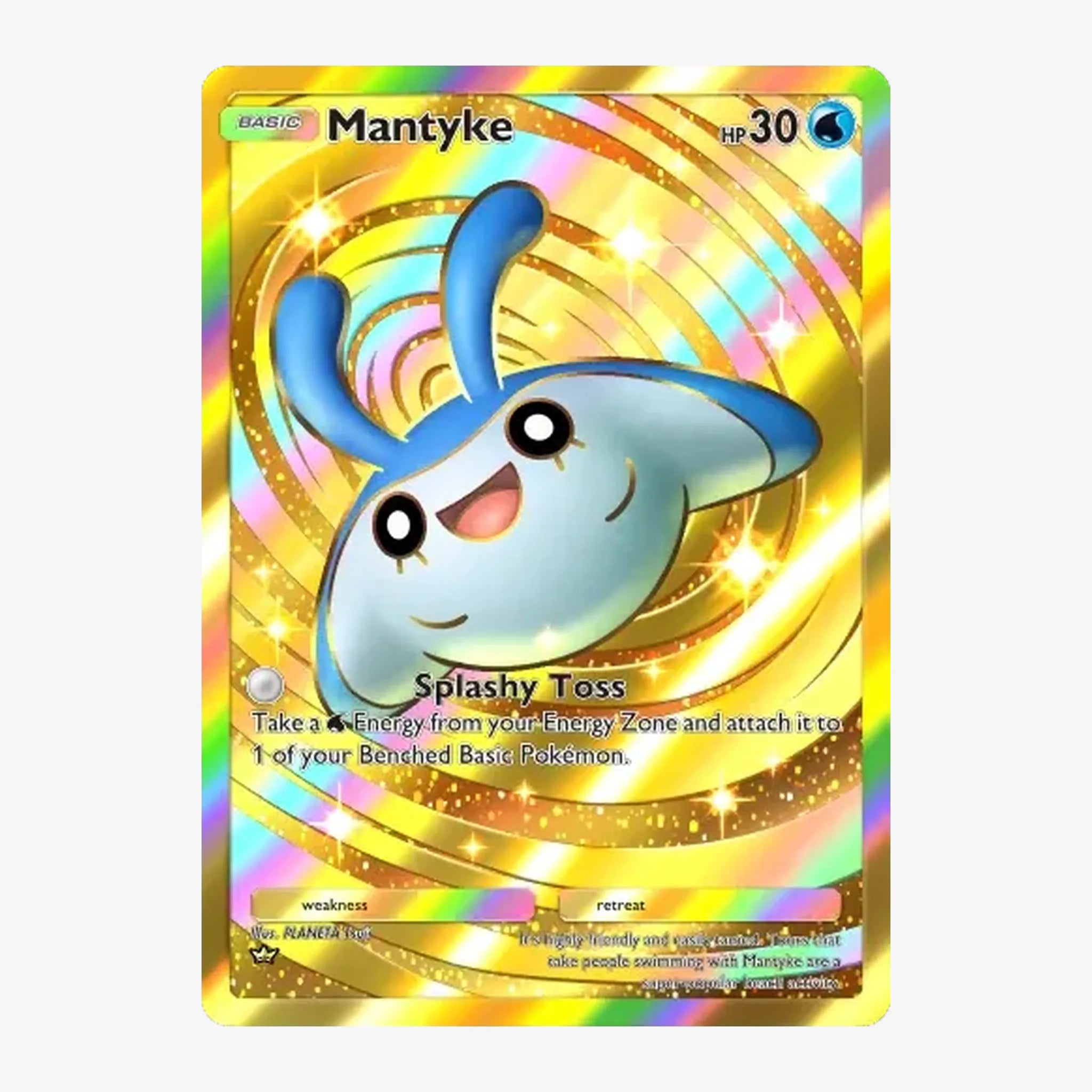 Mantyke Crown Rare card — Pokémon TCG Pocket account